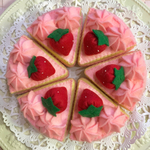 ピンクいちごのショートケーキ♡ホールケーキ