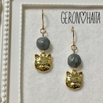 チェコビーズ×ネコピアス