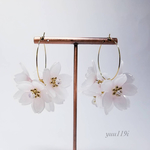 ＊桜のフープピアス＊