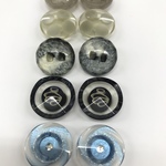限定品20～21ｍｍ◇10個入◇　ブルー・グレー　ペアアソート春夏ボタン