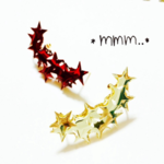 キラキラスターなピアス【イヤリング対応】