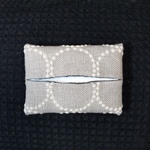 ポケットティッシュケース。tambourine gray