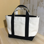 帆布 ♡ トートバッグ ( S ) ( ハンドメイド )