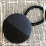 fogハーフリネン♪   グレー&ブラック ヘアゴム⑧