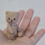5.5cm ビスコースのクマちゃん(ブラウン)