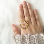 ❤︎再販❤︎お花畑のユニコーンリング