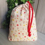巾着袋(24cm×18cm)＊給食袋＊入園入学/通園通学【106-A】
