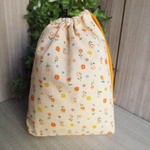 巾着袋(24cm×18cm)＊給食袋＊入園入学/通園通学【107-A】
