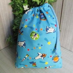巾着袋(24cm×18cm)＊給食袋＊入園入学/通園通学【114-A】