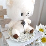 編みぐるみ*【しろくまの赤ちゃん🐻】