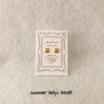 アレルギー対応✴︎再販15♡ゴールド✴︎5mm✴︎メッシュ スクエア スタッズ✴︎ピアス・イヤリング