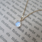 Jewelry necklace "Blue Moonstone"