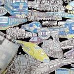 ランチョンマット(32cm×42cm)＊給食ナフキン＊入園入学/通園通学【121-B】