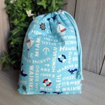 巾着袋(24cm×18cm)＊給食袋＊入園入学/通園通学【122-A】
