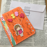 名前のカスタマイズができる！バースデーカード 女の子