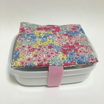 再販♡小花柄の保冷剤ケース付きランチベルト♡
