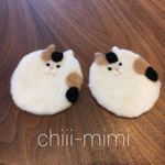送料無料！♡  羊毛フェルト  三毛猫のコースター