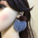 ブルーグレーファーのイヤーフック