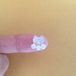 つぶねこPerlピアス/ノンホールピアス