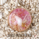 サンセット♦︎private beach♦︎イニシャルオーダー ヘアゴム