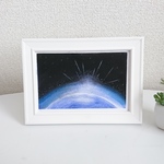 パステルアート 宇宙 