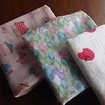 春休み限定セール!4重ガーゼハンカチ3枚セット  女の子