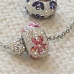 再販×3🌸特別な桜スワロフスキーホワイトオパールライトローズの桜
