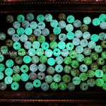 蓄光★クラックビーズミックス（8ｍｍ）（100個入）【4760】