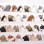 ★SALE★猫マスキングテープ（左＆右セット）
