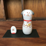  たれ耳ワンコ  （小鳥M）犬の置物