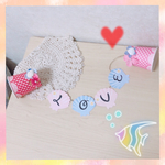 ウエディング＊結婚式＊イベント＊マタニティフォト＊貝殻糸電話ガーランド＊LOVE＊前撮りアイテム