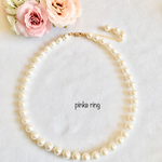 結婚式などにも♡シルキーパールショートネックレス