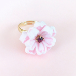 八重桜のリング つまみ細工❇︎一点物❇︎入学式❇︎成人式❇︎卒業式❇︎お花見