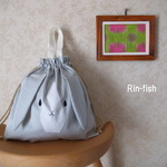 うさぎの体操着入れ　