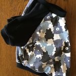 Ｍ～Ｌサイズ★くまうさ柄ラグランTシャツ★ぺちゃ服