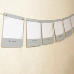 PhotoGarland＊フォトガーランド＊フォトアルバム＊ハーフバースデー＊ライトグレー×ホワイト