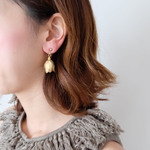 【再販】【chimie-06】USA vintage 真鍮ピアス・イヤリング