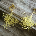 ビビットなイエローかすみ草*°春待ちイヤリング他