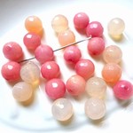 ピンクカルセドニー(染)　15P