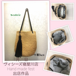 【再販31】麻の2way巾着バッグ(大きめサイズです💕）