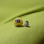 babyペンギンinたまごのおうち 羊毛フェルト