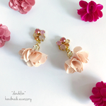 《特集掲載》再65* 選べる♡桜満開ビジューフリルタッセルピアス イヤリング