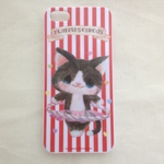 チュチュ☆iPhone5s／iPhone5  ケース・カバー【iPhoneケース/アイフォン5s/アイホン5s/スマホケース/赤ストライプ/黒猫/フラフープ】