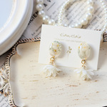 【オーダー品】オーバルフラワーカボションとフラワータッセル