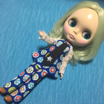 ブライス、リカちゃん用アウトフィット、紺