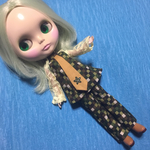 ブライス、リカちゃん用アウトフィット、グリーン