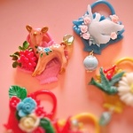 naringonさま専用💐花かごのブローチ💐5種類