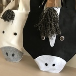 特大お馬さんのバッグ〈黒馬〉