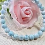 ★破格値！sale★【ラリマー】♥オールラリマーブレスレット♥6㎜♡e55♡パワーストーン♡