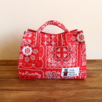 Bag in Bag / ネイビーｘ花